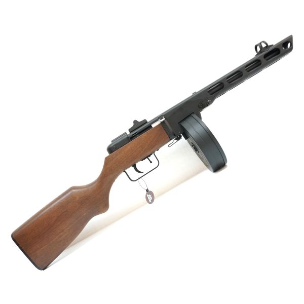 Страйкбольный пистолет-пулемет Snow Wolf PPSH EBB, пластик под дерево (SW-09)