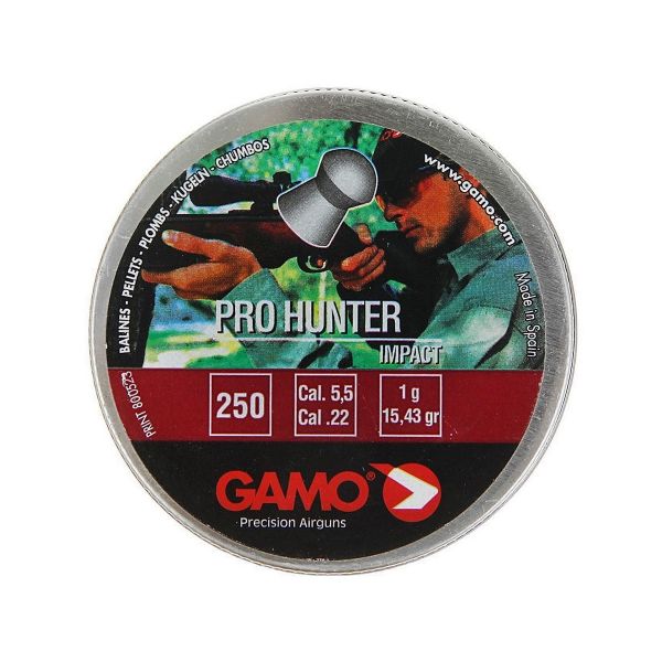 Пули Gamo Pro Hunter 5,5 мм, 1 грамм, 250 штук