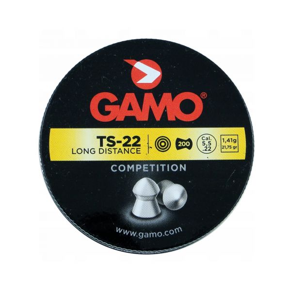 Пули Gamo TS-22 5,5 мм, 1,4 грамм, 200 штук