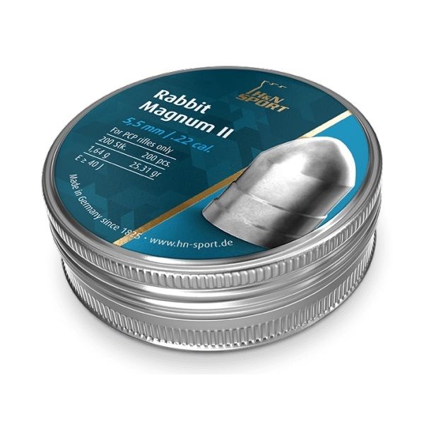 Пули H&N Rabbit Magnum II 5,5 мм, 1,64 грамм, 200 штук