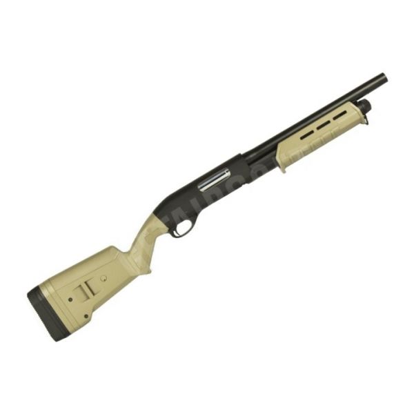 Страйкбольный дробовик Cyma Remington M870 short Magpul, металл Tan (CM.355M TN)